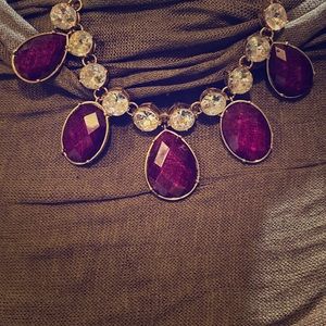 💜 Purple multi-pendant necklace 📿